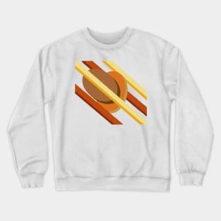 Circes Lines and Ovals Crewneck Sweatshirt